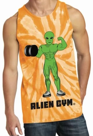 Alien Muscle tank  in orange supernova